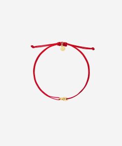 Anine Bing | Sliding Diamond String Bracelet - Gold and Yellow